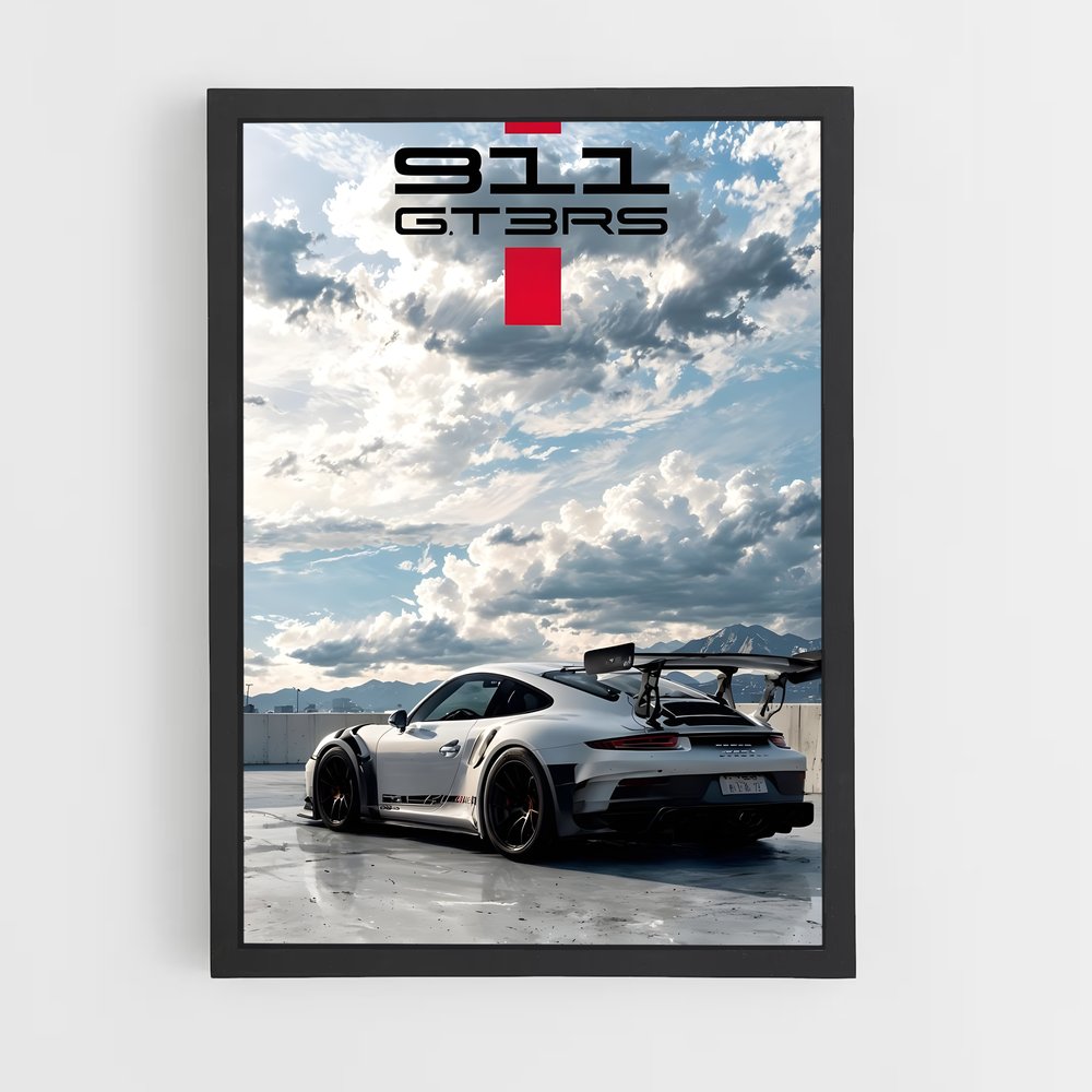 Poster magnifique gt – affiche Porsche (vue 2)